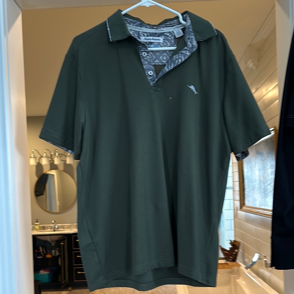 Tommy Bahama Green Polo Shirt